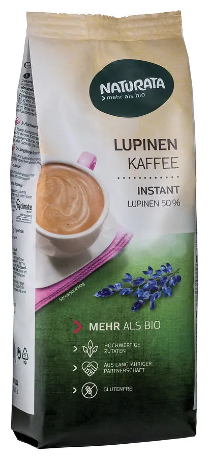 Kaffee Instant Lupinenkaffee koffeinfrei Nachfüllbeutel Bio