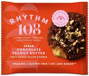 Cookie Schokoladen Biscuits mit Erdnussbutterfondant Bio