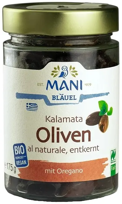 Oliven Kalamata Oliven OHNE STEIN al naturale Rohkost Bio