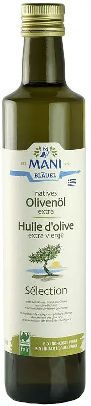 Mani natives Olivenöl extra, Selection Bio