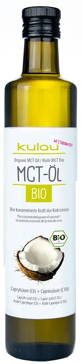 Öl MCT-Öl aus Kokosnussöl Bio