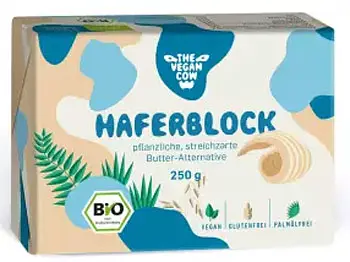 Hafer Block Vegane Alternative zu Butter Bio