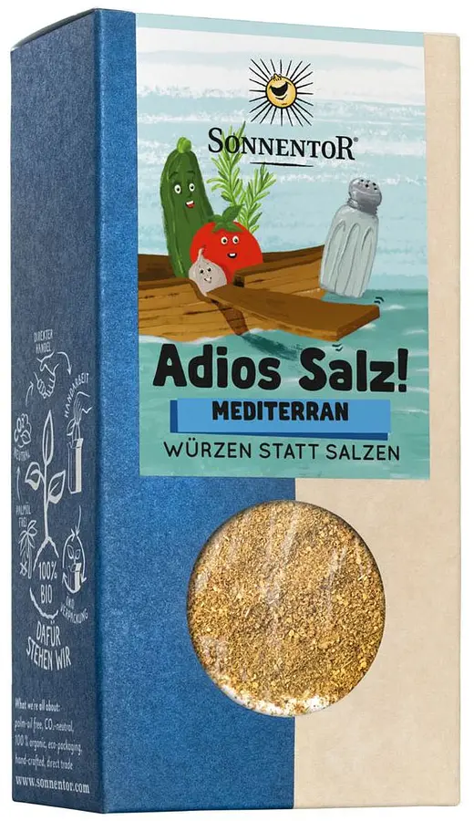 Alternative zu Salz "Adios Salz!" Mediterran Bio