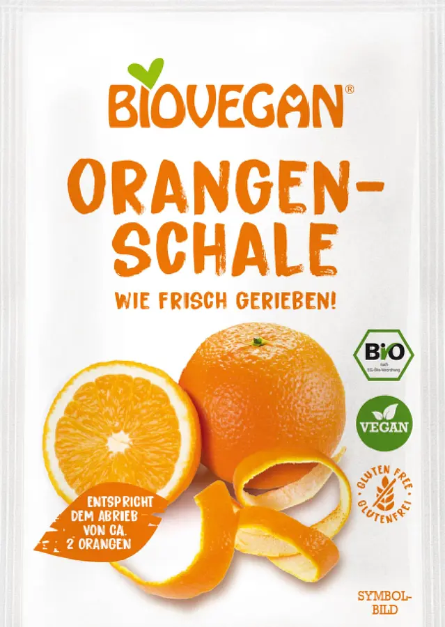 Orangenschale gerieben Bio