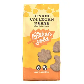 Cookie Birkengold Dinkel Vollkorn Kekse ohne Zuckerzusatz