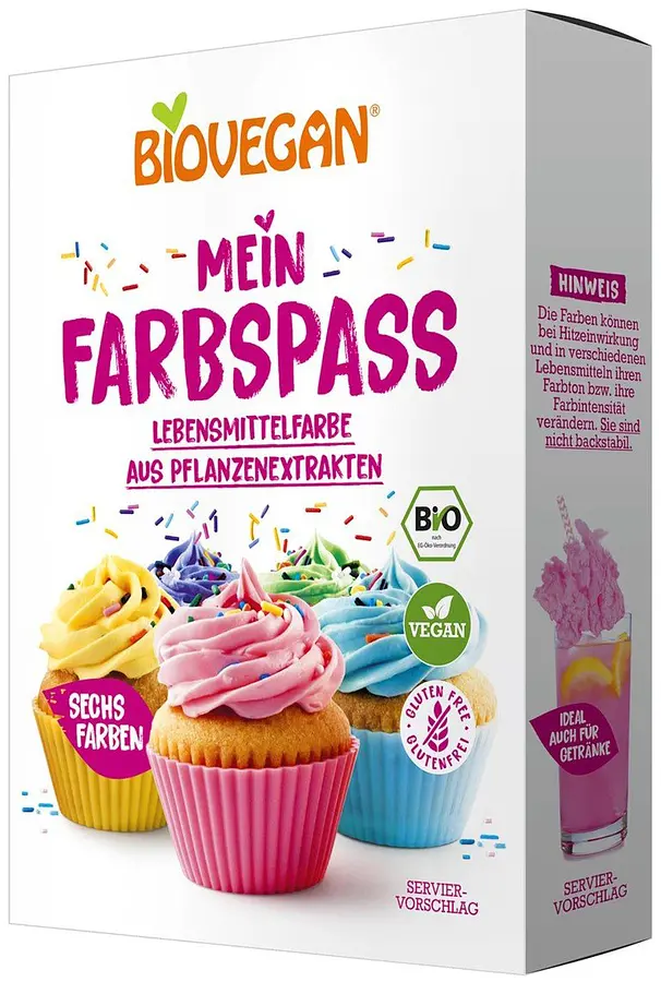 Farbspass - färbende Lebensmittel Glutenfrei Bio