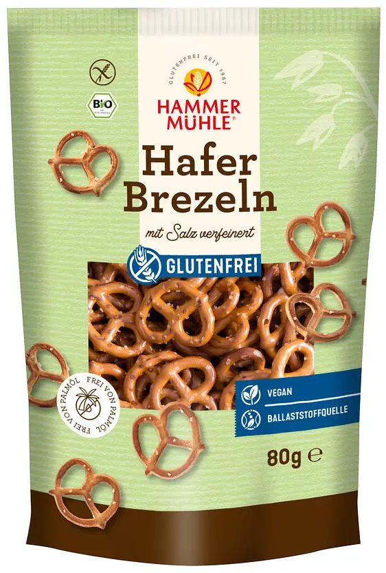 Mini-Brezel Hafer Glutenfrei Bio