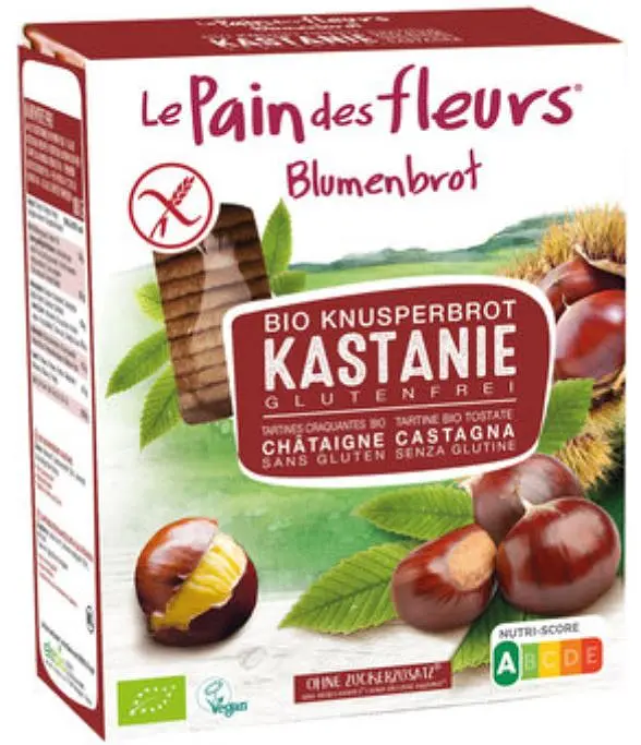 Le pain des fleurs Blumenbrot Kastanien Bio