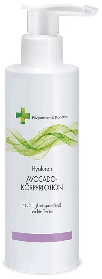 Pill Kosmetik - Avocado-Körperlotion mit Hyaluronsäure