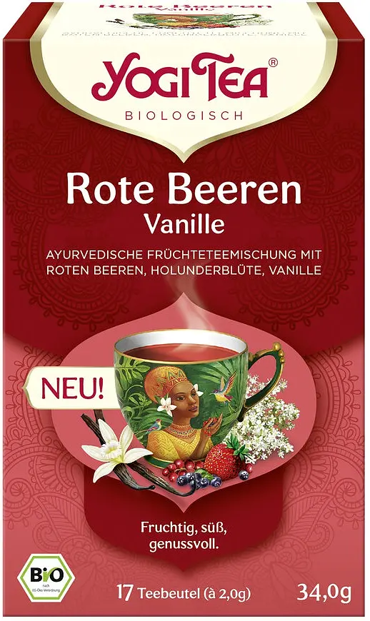 Tee Rote Beeren Vanille Bio