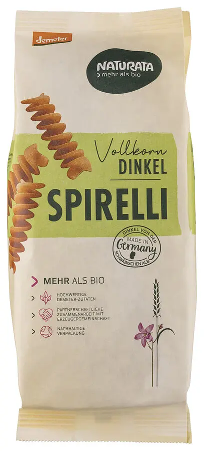 Spirelli Dinkel Vollkorn Bio