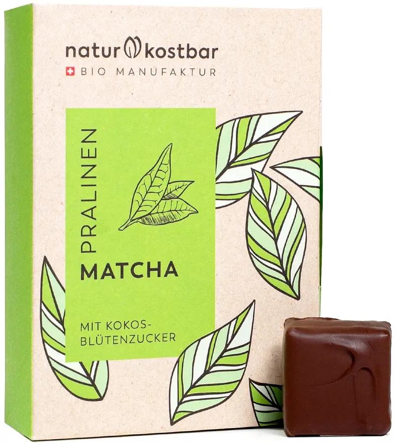 Pralinen Matcha 6er Box Bio