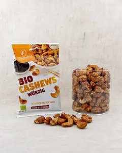 Cashews würzig Bio, 50 g