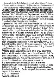 Soyananda Kräuter-Knoblauch fermentiert Bio, 140 g