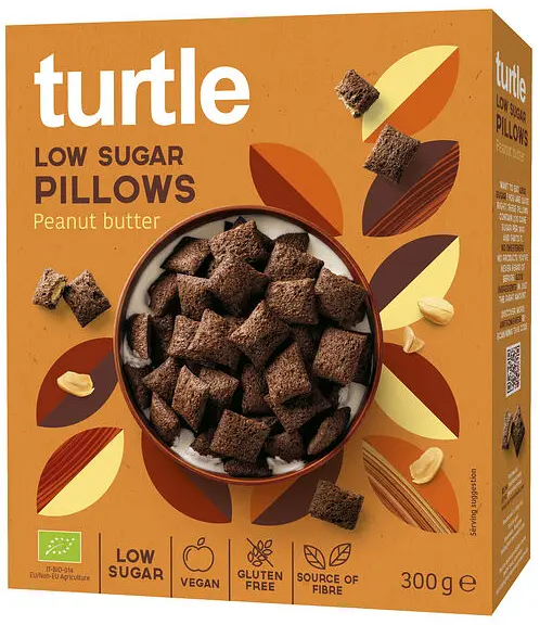 Low Sugar Pillows mit Erdnussfüllung Bio