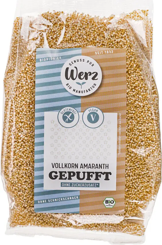 Amaranth gepufft glutenfrei Bio