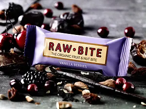 Energieriegel Vanilla Berry Raw Bio, 50 g