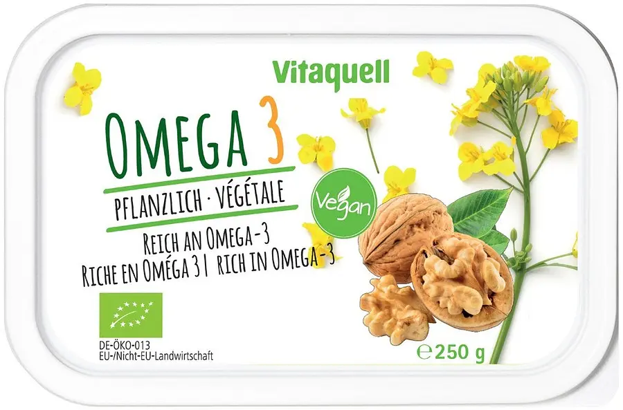 Margarine Omega 3 Pflanzen-Streichfett Bio
