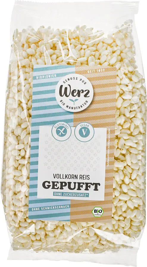 Reis gepufft glutenfrei Bio