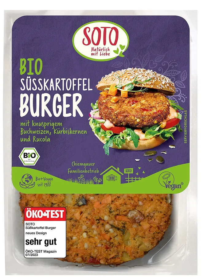 Burger Süsskartoffel Bio