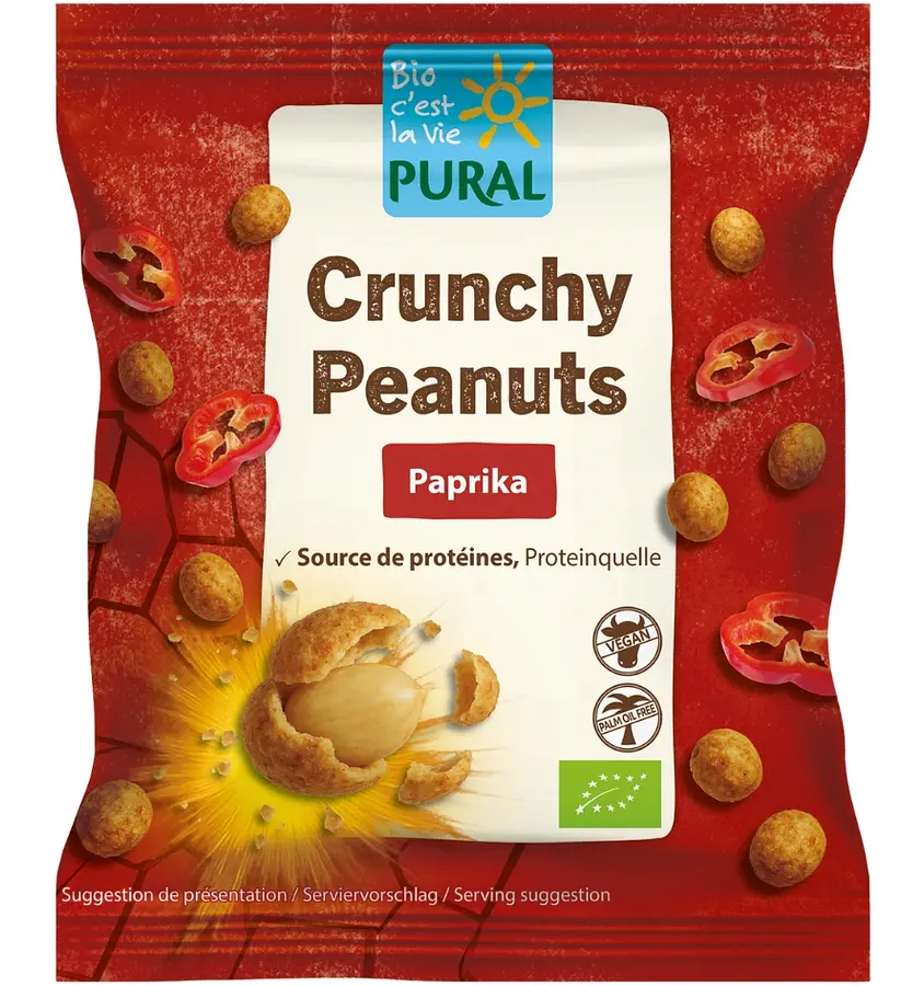 Crunchy Peanuts Paprika Bio