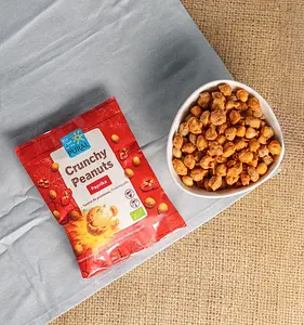 Crunchy Peanuts Paprika Bio, 110 g