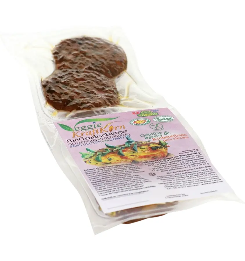 Burger Veggie-KraftKorn Kichererbsen Bio