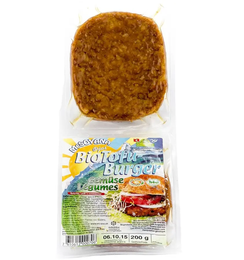 Tofuburger Gemüse Bio