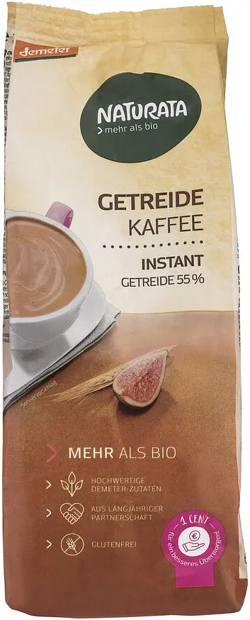 Getreidekaffee Instant Koffeinfrei Nachfüllbeutel Demeter
