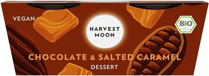 Kokosmilch Schokolade Salted Caramel Dessert Bio