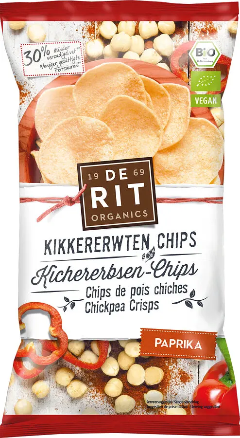 Chips Kichererbsen Paprika Bio