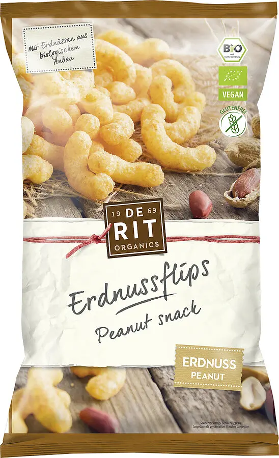 Mais Erdnuss Flips Glutenfrei Bio