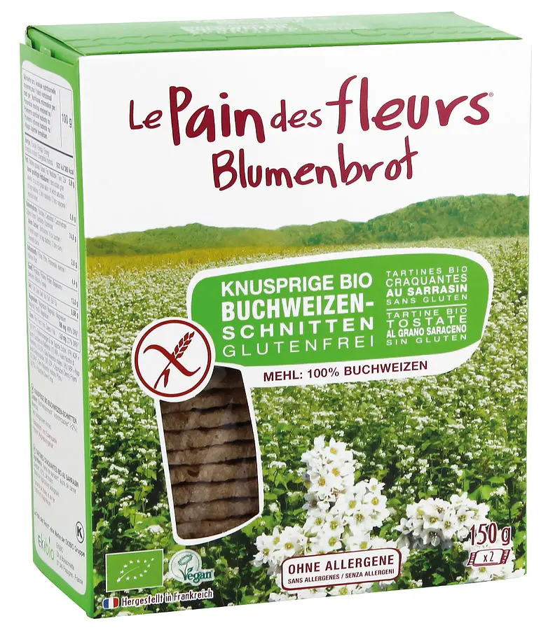Blumenbrot Buchweizen Bio gf