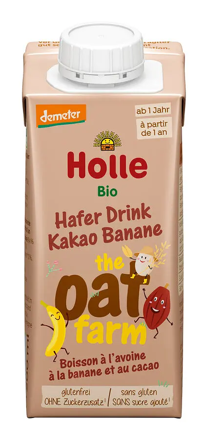 Holle Hafer Drink Kakao Banane 200ml Demeter