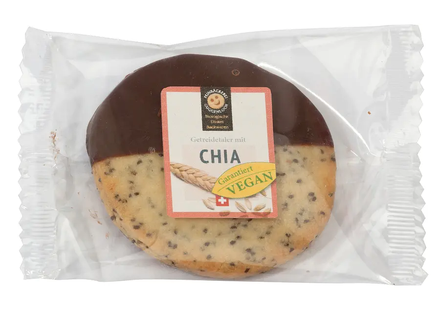 Guggenloch Getreidetaler mit Chia Bio vegan