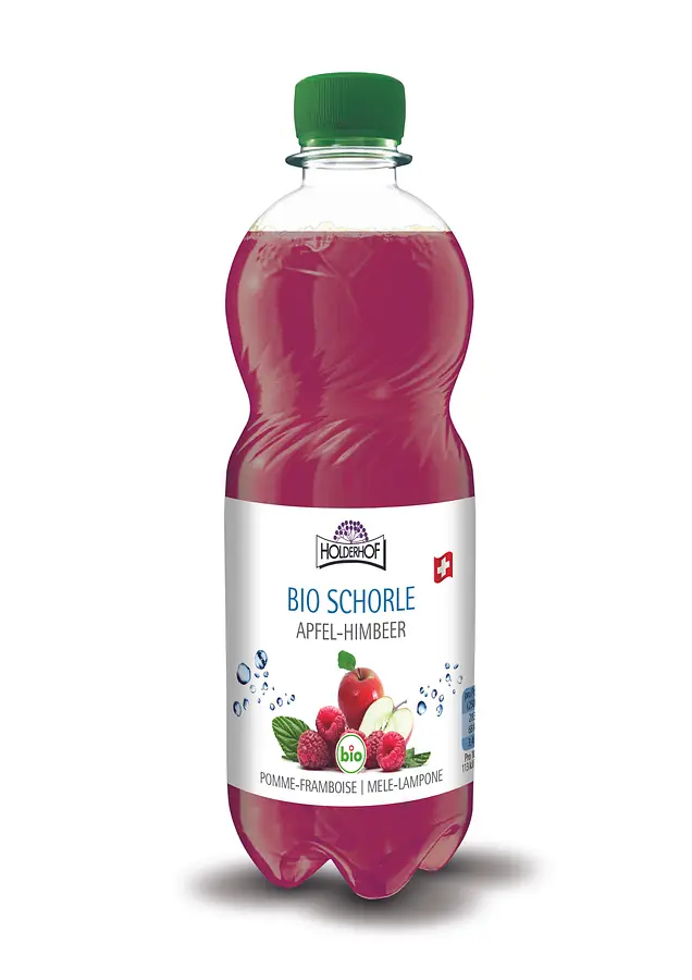 Holderhof Schorle Apfel Himbeer Bio