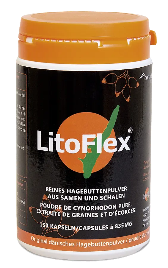 LitoFlex Hagebuttenpulver in Kapseln