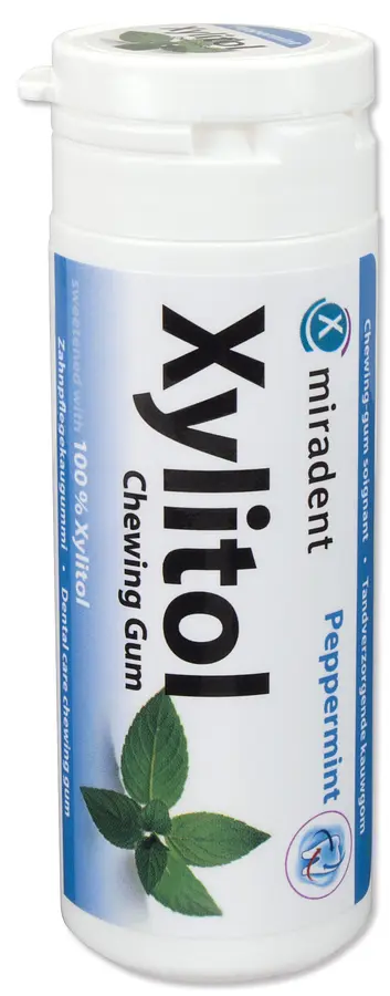 Miradent Xylitol Kaugummi Pfefferminz