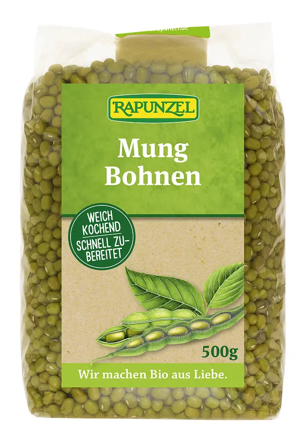 Rapunzel Mungbohnen 500g Bio