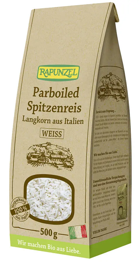 Rapunzel Parboiled Reis weiss 500g Bio