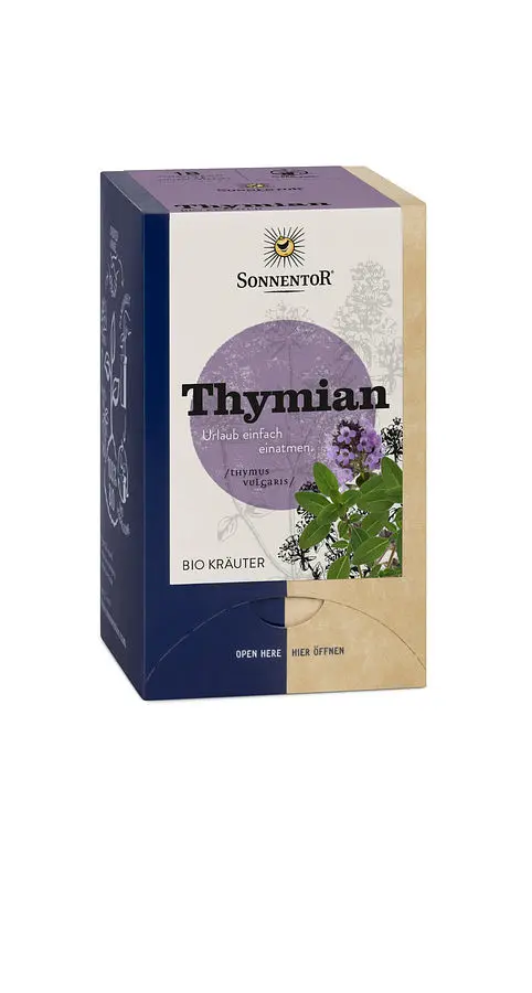 Sonnentor Tee Thymian 18Btl Bio