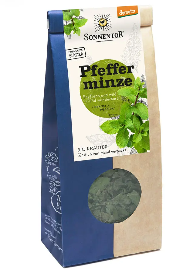 Sonnentor Tee Pfefferminz Demeter