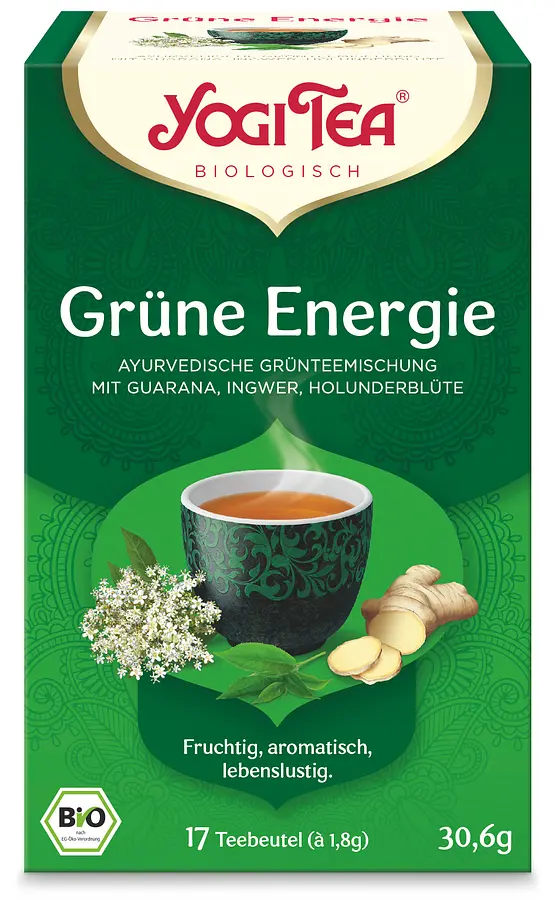 Yogi Tee Grüne Energie Teebeutel 17Stk Bio