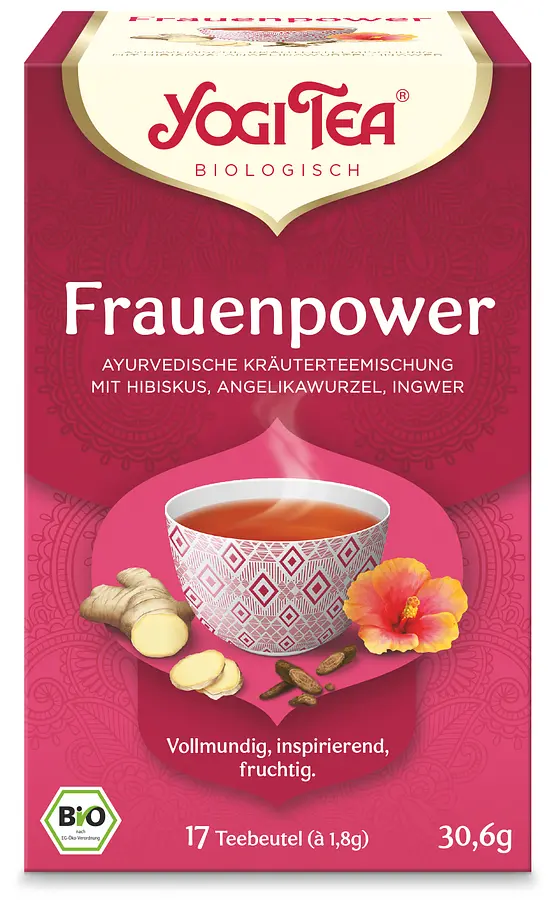 Yogi Tee Frauen Power Teebeutel Bio