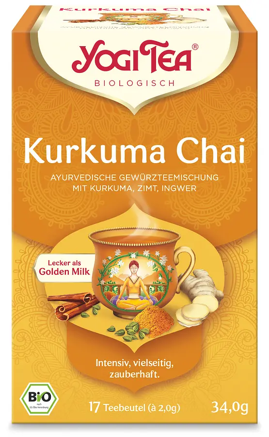 Yogi Tee Kurkuma Chai Teebeutel 17Stk Bio