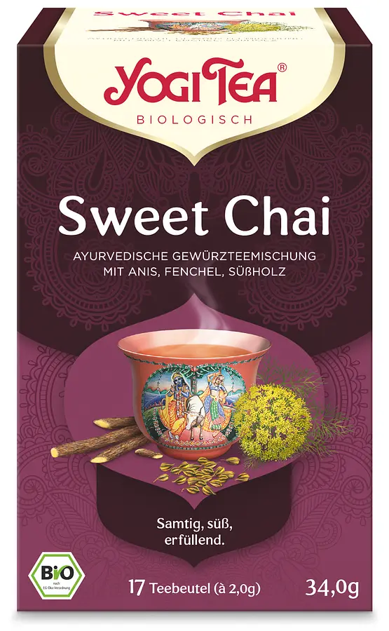 Yogi Tee Sweet Chai Teebeutel Bio