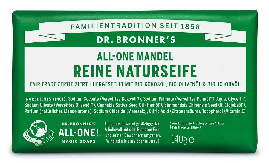 Dr. Bronners Bar Soap Mandel