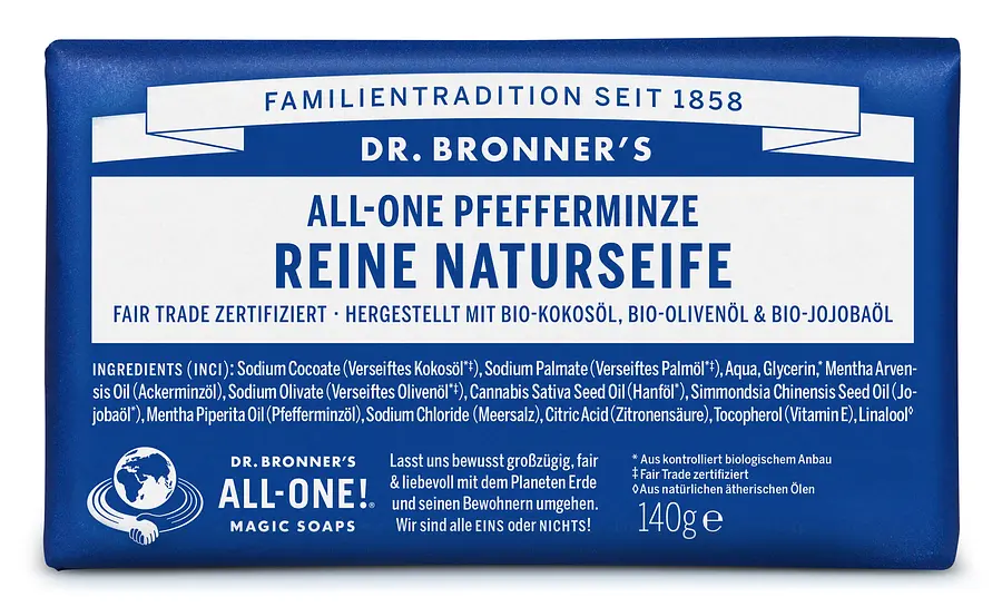 Dr. Bronners Bar Soap Peppermint