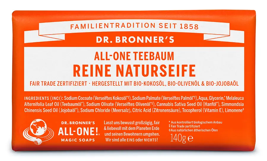 Dr. Bronners Bar Soap Teebaum