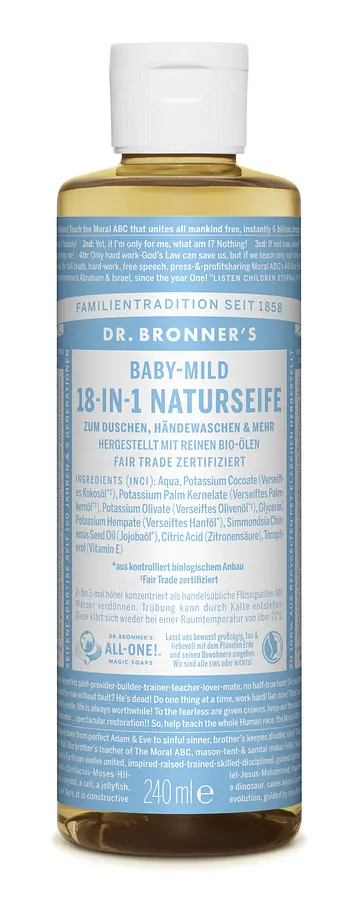 Dr. Bronners Liquid Soap Baby Mild